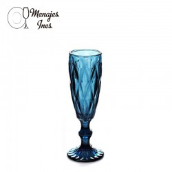 Copa Flauta Diamont Blue 180 cc.