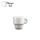 Taza café porcelana apilable 90cc. 5,3x6,5cm.