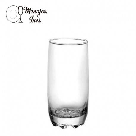 Vaso Napoles alto 360cc. 6x13.5cm. ALLEGRA