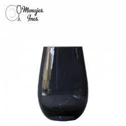 Vaso Gris vidrio aleman 40cl. 8.5x12cm. STOLZLE