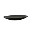 Plato porcelana redondo negro 30cm Utopia