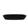 Pocillo rectangular porcelana   17cm negro Neofusion Rak