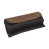 Estuche cuero +piedra afiladora para cuchillos