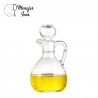 Botella aceitero con tapa de Vidrio
