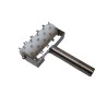 Rodillo para masa 13cm  con puntas,acero  inox.Winco