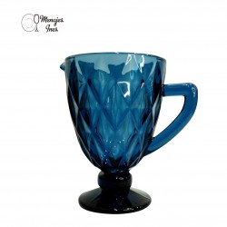 JARRA DE VIDRIO DIAMOND BLUE