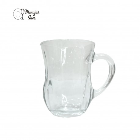Taza de Vidrio templado con Asa Goumet