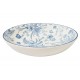 Plato porcelana hondo 20cm  flores azul Eleanor