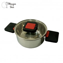 Olla Acero inoxidable de asas abatibles