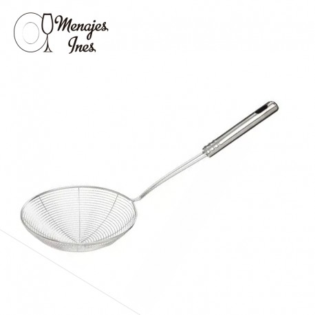 Colador para Papas Fritas  Diámetro 19cm Mango 26 cm. 