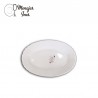 Plato ovalado 22 cm porcelana templada Ebro