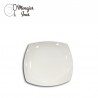 Plato cuadrado 9'' 20x20cm.