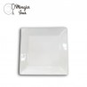 Plato loza  cuadrado 13'' 25x25cm.