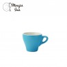 Taza porcelana  barista tulip azul 180cc. UTOPIA.