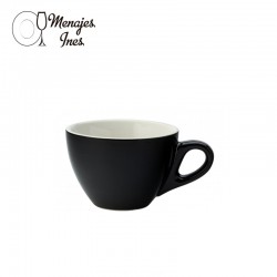 Taza barista mighty negra 350cc. UTOPIA.