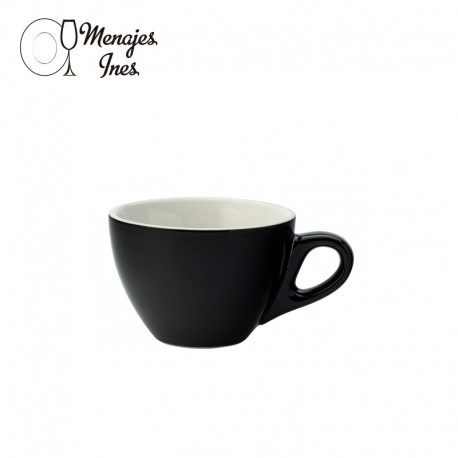 Taza barista mighty negra 350cc. UTOPIA.