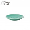 Platillo porcelana barista mighty verde 15cm. UTOPIA.