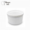 Pocillo Loza con Ranura 2.5 para Horno 6 cm.