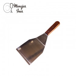 Espatula mango de madera 32x12.5cm.