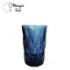 Vaso alto diamont blue 370cc. 8.5x12.3cm.